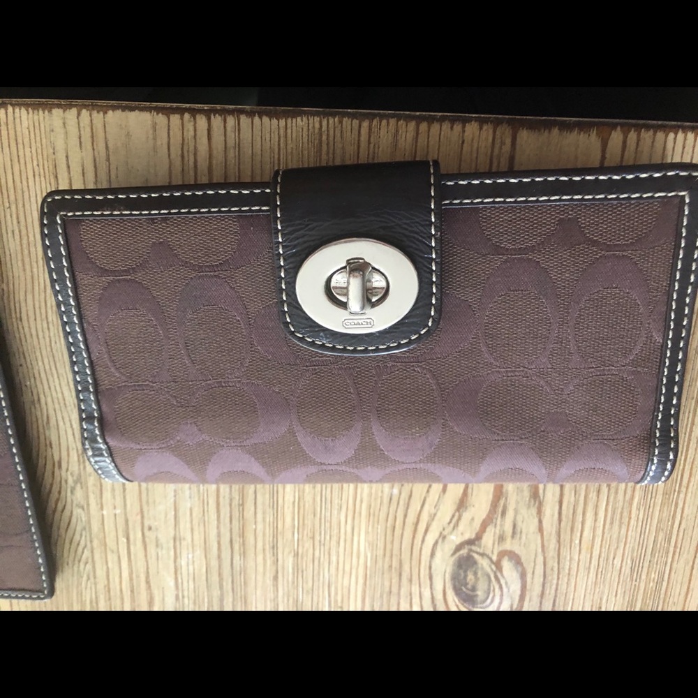 Wallet with matching checkbook holder